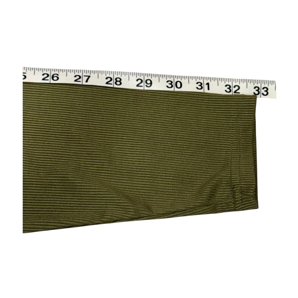 Shein Curve Blouse Top Women's 2XL Olive Green Ruched Front Long Sleeve Pullover - Picture 6 of 6